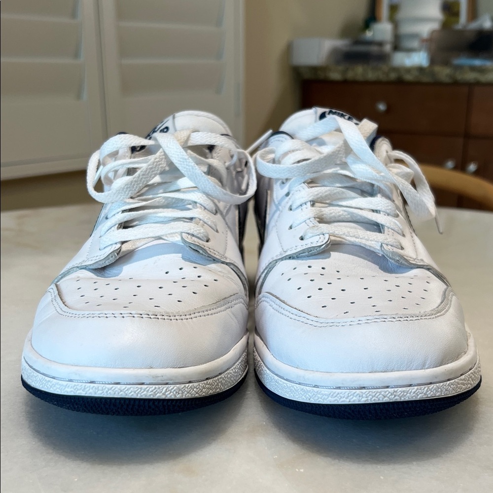 Nike Jordan 1 Retro Low 85 Metallic Navy Blue - Picture 3 of 11